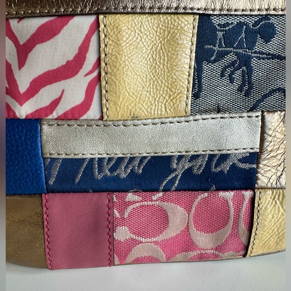 Coach Multicolor Patchwork Wristlet - Picture 3 of 11